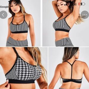 Nike Women's Dri-Fit Indy Icon Clash Light-Support Padded T-Back Sports Bra